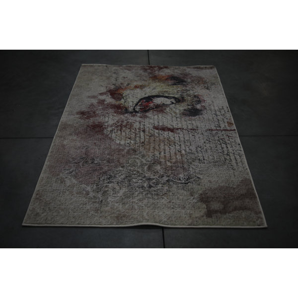 Isabelline OneofaKind Hitchin HandKnotted Rectangle 4' X 6